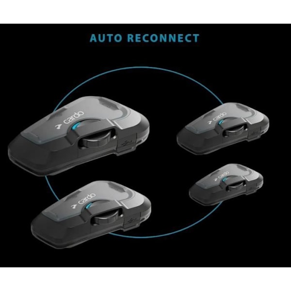 CARDO - Motorcykelintercom - FREECOM4 X SOLO Svart