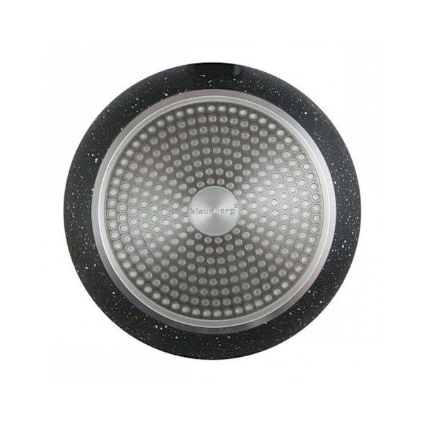 Stekpanna - KLAUSBERG - KB-7036 - 30cm - Granit - Rör resistent Svart