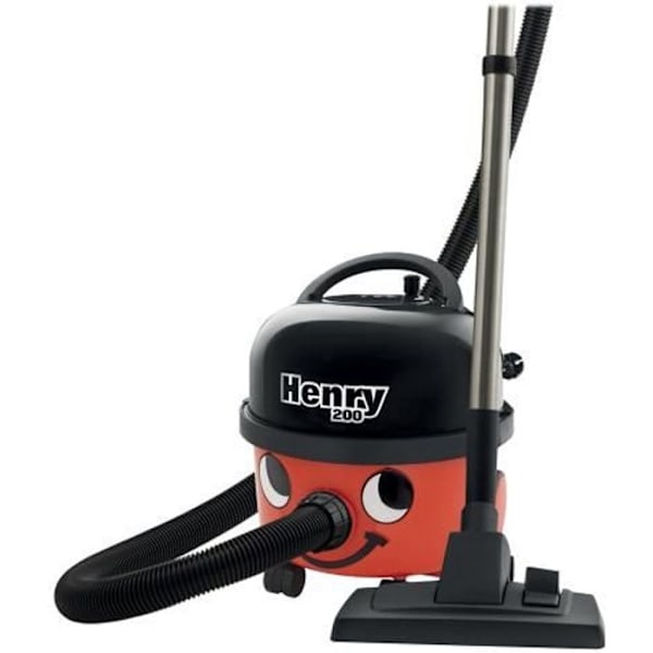Numatic Henry HVR200-11 påsdammsugare - 620 Watt - klassisk röd Svart, Röd