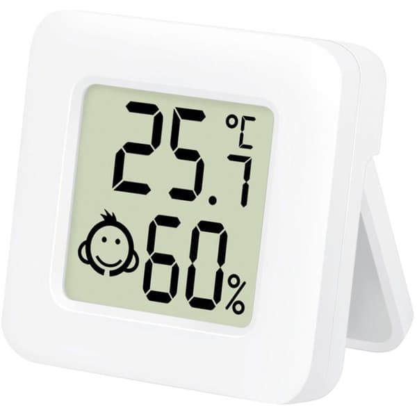 Mini digital termometer/hygrometer, paket med 3