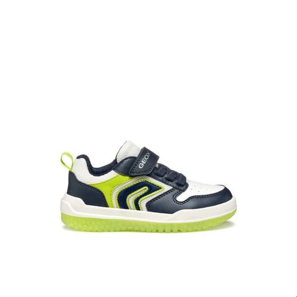 Barnskor Geox Buzzerlight B marinblå/citron 33