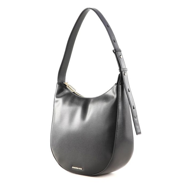 Axelväska - MANDARINA DUCK - Luna Hobo - Kalvskinn - Svart - 25,5 x 24 x 9 cm svart