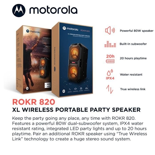Motorola Högtalare ROKR 820 80W
