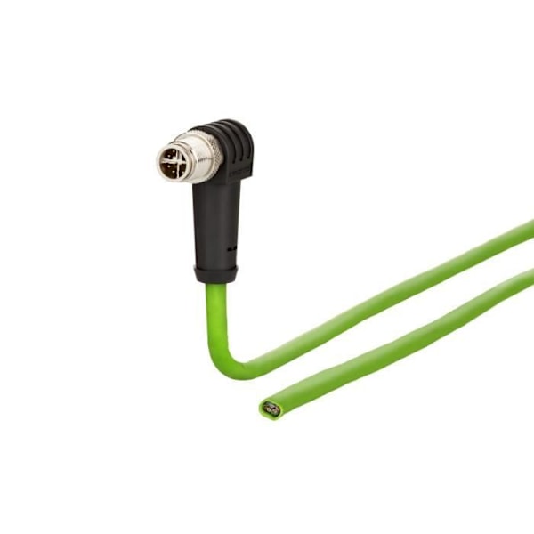 METZ CONNECT 142M2X90020, 2 m, Cat6a, S-FTP (S-STP), M12, Vert