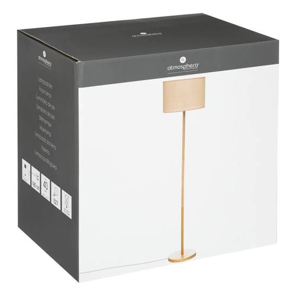 Gatulampa "Della" pin H149cm beige