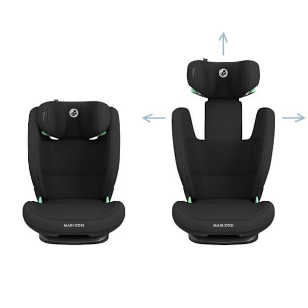 MAXI-COSI Bilbarnstol Rodifix S I-Size, Grupp 2/3, Isofix, Liggande, Basic Svart Basic Svart
