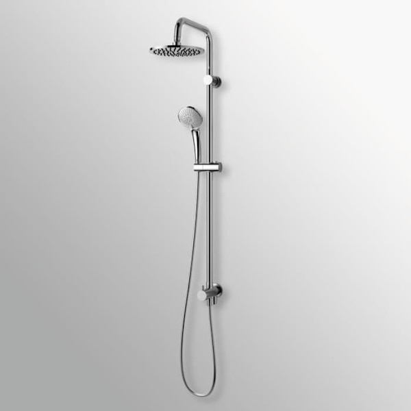 Duschpelare - IDEALRAIN - Huvud 20 cm + Handdusch 10 cm 3J - Ideal Standard Krom