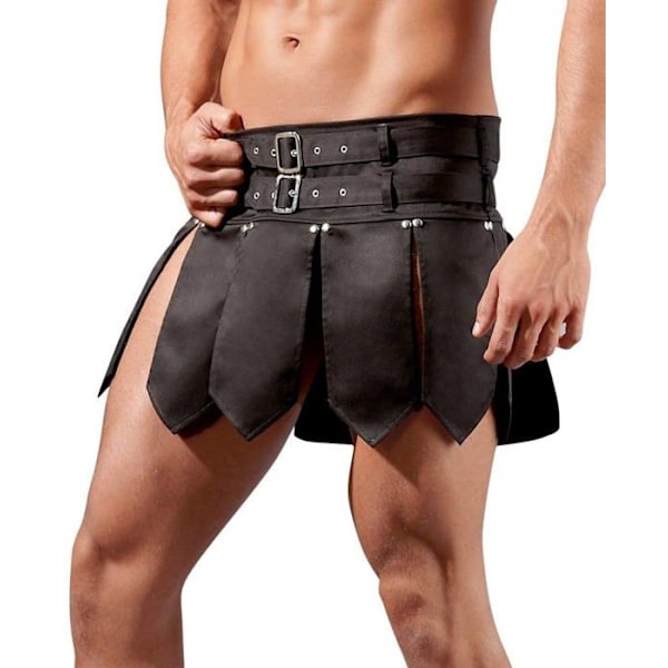 Sexig kjol Svenjoyment - 21400631721 - Kjol för män, svart, storlek L Svart Large Svart jag