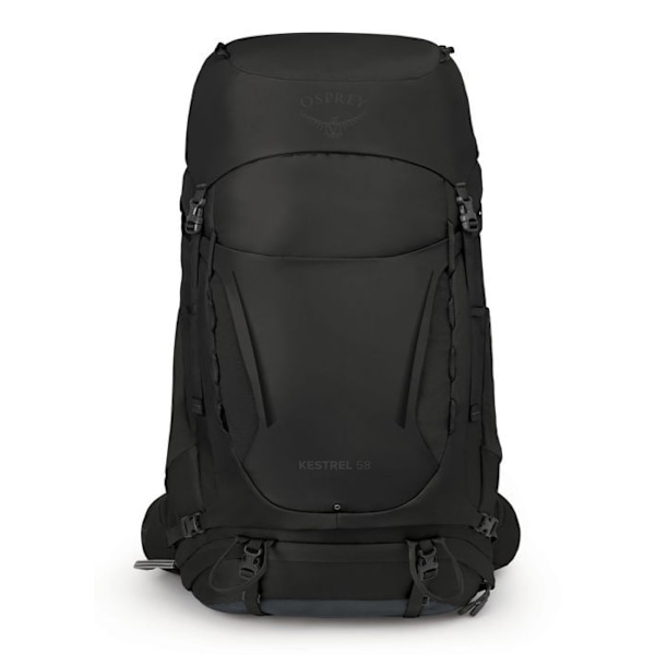 Ryggsäck - Fiskgjuse - Kestrel 58 L/XL - Svart - Ergonomisk - Regnskydd ingår svart
