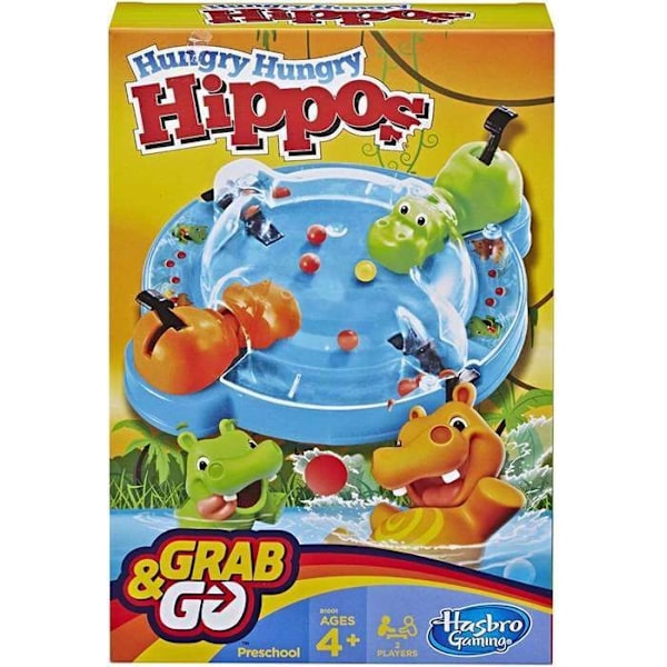 Hasbro Grab&Go Hungry Hippies arkadspel, partajspel