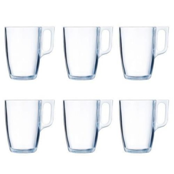 Koppar - Luminarc - Set med 6 - 40 cl - Glas - Transparent - Tål diskmaskin Transparent