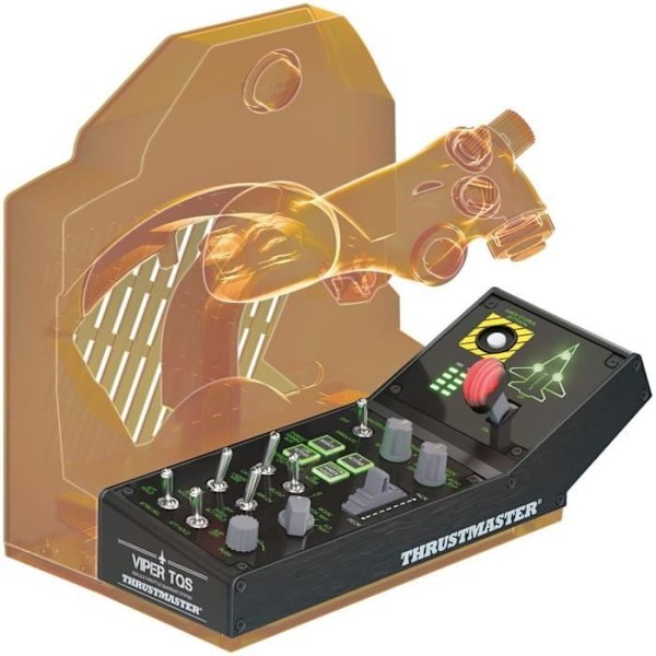 Cockpit kontrollpanel - THRUSTMASTER - Viper Panel - Svart - USB - PC - Gamepad Svart