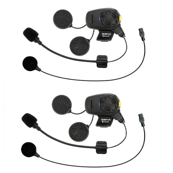 Sena bluetooth headset - SMH5D-FM-10 - Audio headset - Intercom med FM-radio Vit