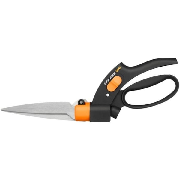 FISKARS Servosystem™ GS42 gräsklippare med 360° vridbart blad Svart