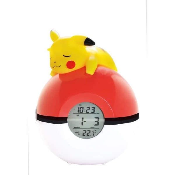 POKEMON Pikachu ljus väckarklocka - Gul