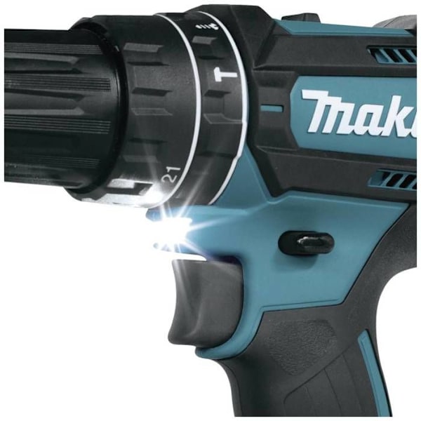 Slagborrmaskin - Makita - DHP482 - Sladdlös - 2 18V 3Ah batterier - Laddare ingår