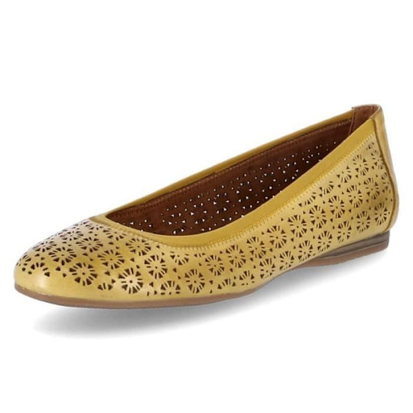 Tamaris Ballerina Flats 112210724602 - Gul - Dam - Läder Gul 39