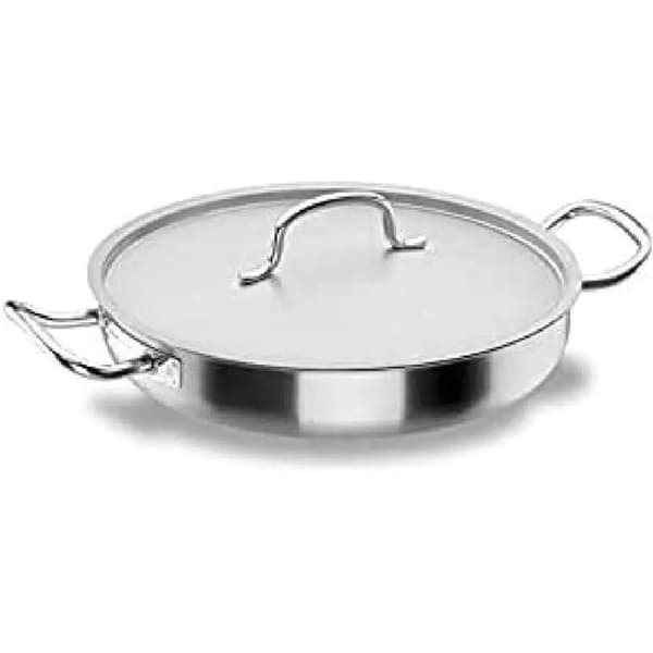 Rund kastrull utan lock Lacor Chef-Inox D.28 cm silver-