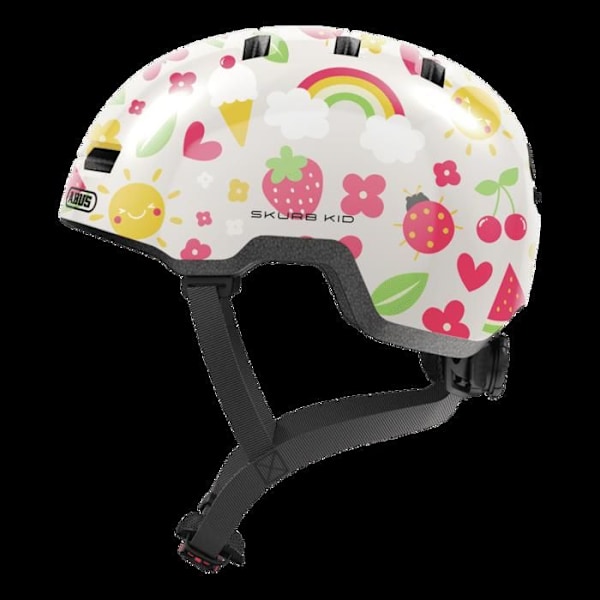 Cykelhjälm Barn - ABUS - SKURB KID - In-Mold - Zoom Ace Justering - Optimal Ventilation BARNHUVUDSKYDD SKURB - DECO M