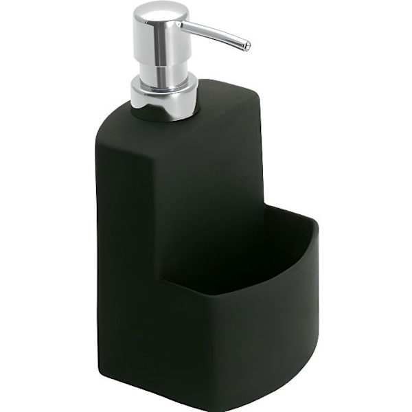 Dispenser för diskmedel - WENKO - Festival - Keramik - 380 ml - Svart Svart