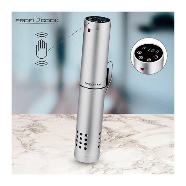 Vakuumförpacker - ProfiCook - PC-SV 1159 - Svart - Silver - Touch LED svart silver