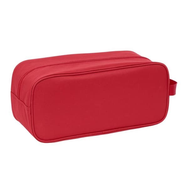 Multifunktionell sko väska - Safta - 34x14x15 cm - Röd - Hållbart polyester - Sidohandtag Röd