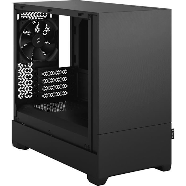 FRACTAL DESIGN - Pop Mini Silent Black TG - PC-fodral - Svart (FD-C-POS1M-02)