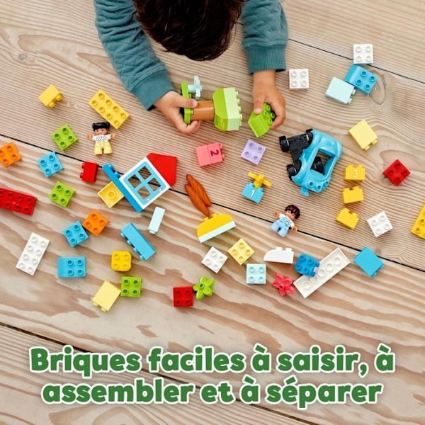 LEGO® 10913 DUPLO Classic Byggsatsen Brick Box med förvaring, pedagogisk leksak för spädbarn från 1 år och uppåt