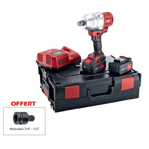 Batteridriven slagnyckel IW 3/4' 18.0-EC/5.0 Set FLEX - 920304