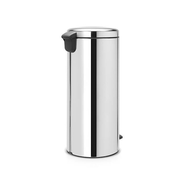 Newicon bin 30 L Blankt rostfritt stål, Metallfoder, Brabantia Grå