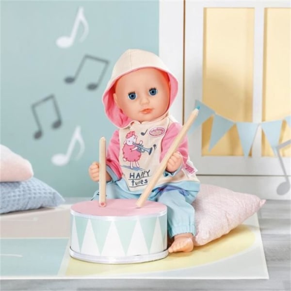 Baby Annabell Little jogging outfit - Zapf Creation - 36cm - Blandat - Aprikos, rosa och blå