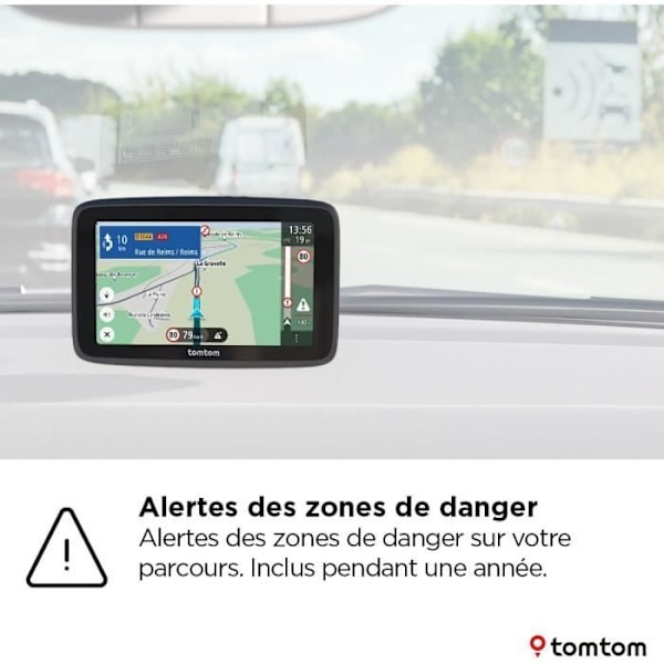 GPS - TOM TOM - GO Advanced - 6 Tum - Karta över världen - TomTom Trafik