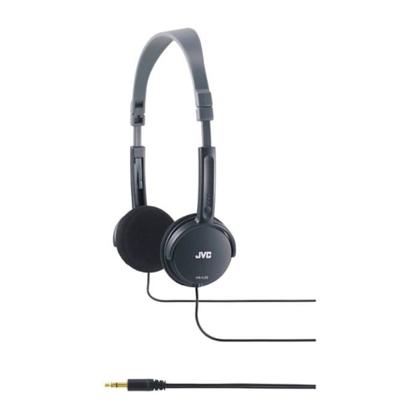 Hörlurar - Jvc hörlurar - HA-L50-B-E - HA L 50 B extra lätta hörlurar - svart vikbar design
