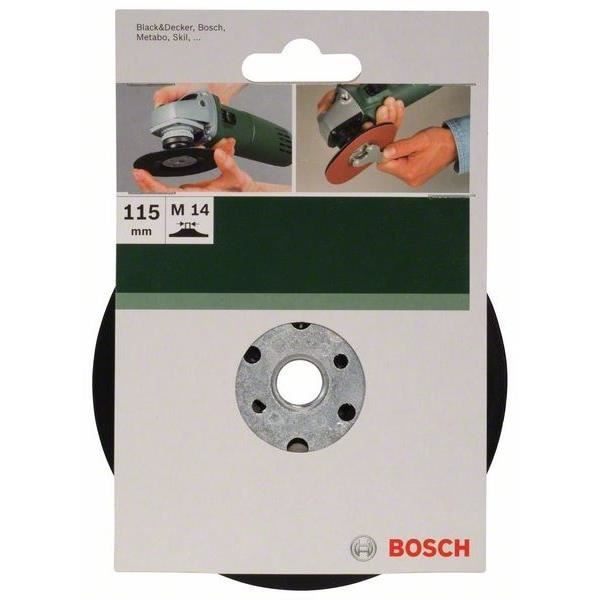 Slipplatta - BOSCH - 115 mm - Hög motståndskraft - Tyst drift - Okrossbar