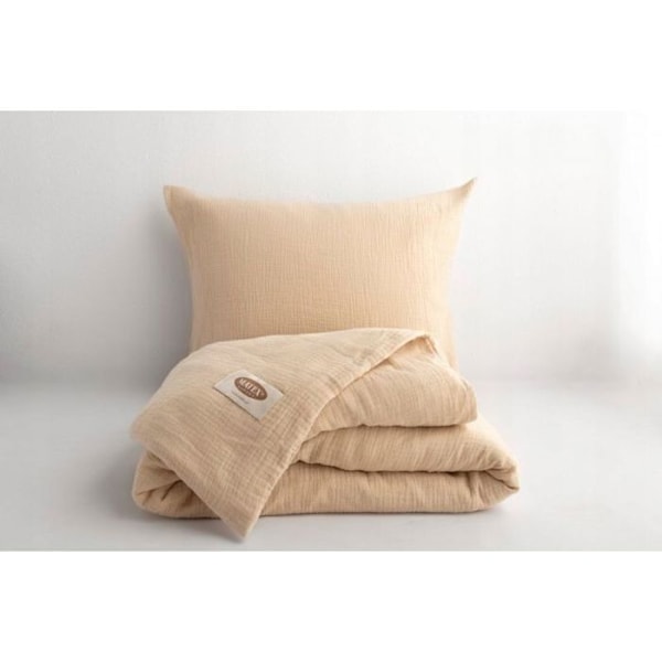 Pack sängkläder Multitex Sängkläder i bomull MOUSSELINE (220x200-1,70x80-2)