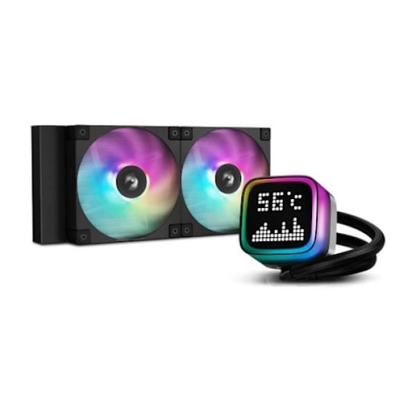 Vätskekylare - DEEP COOL - R-LP240-BKMSNC-G-1 - 12 cm - Svart - Allt-i-ett Svart