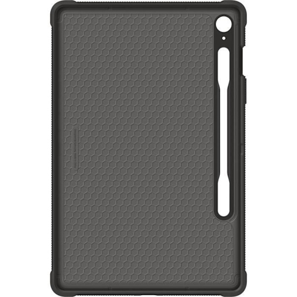 Baksidan - Samsung - Galaxy Tab S9 FE - Titan - Stötsäker - Flerpositionsstöd - 10,5 tum Titan