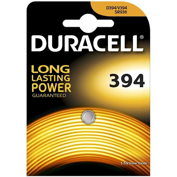 DURACELL 394 batteripaket med 2 - för klocka