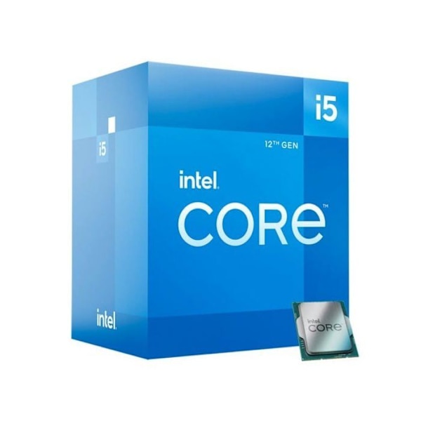 Processor - INTEL - Core i5-12400 - 6 kärnor - 2,50/4,40 GHz - LGA1700