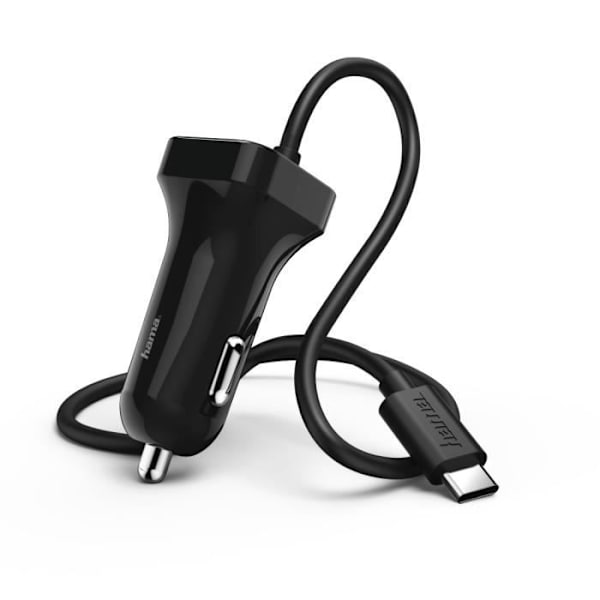 Auto Laddare - Hama - 00183243 - 2,4 A - 1 m - Svart Svart