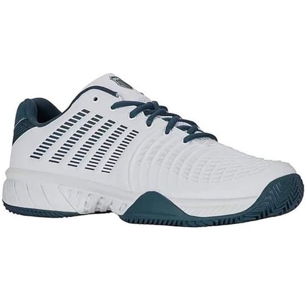 Tennisskor - K-SWISS - Express Light 3 Clay - Vit - Blå - Herr Vit - blå 42