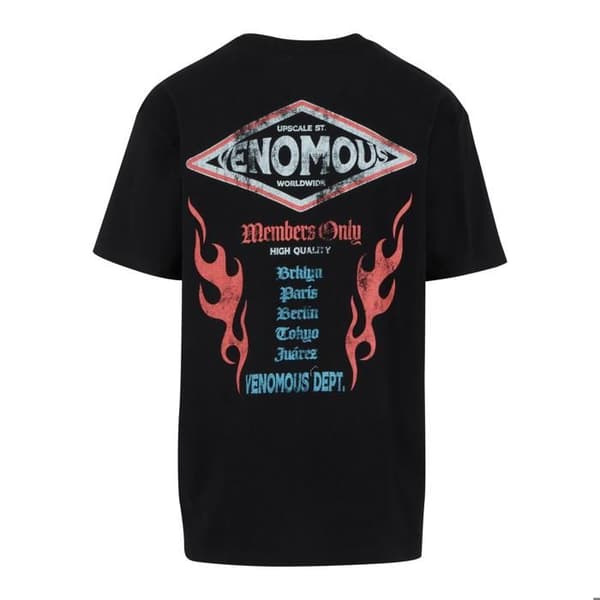 T-shirt oversize Upscale UC Medlemmar Endast tung - svart svart M
