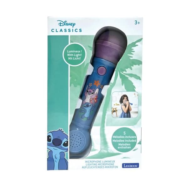 Disney Stitch ljusmikrofon - Lexibook BLÅ