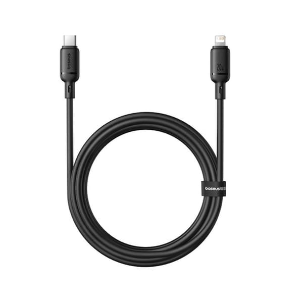 Câble Baseus Silky Series USB-C Lightning PD 20W 2m Svart