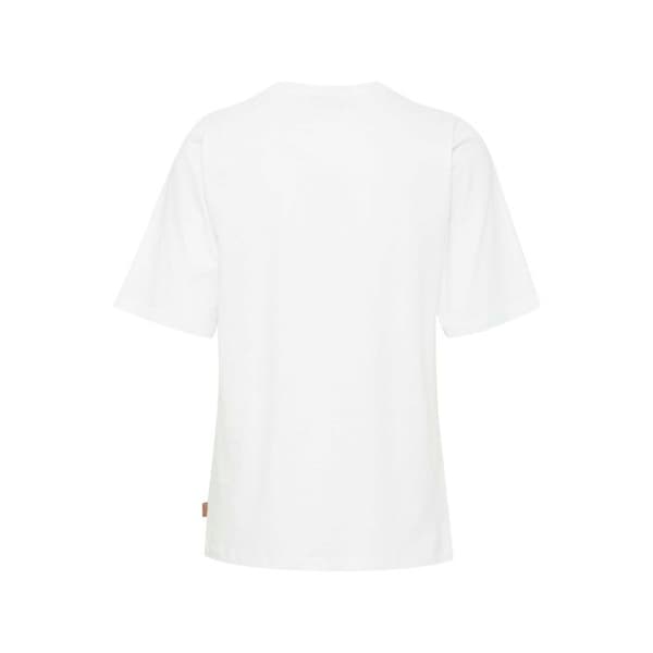 T-shirt dam Pulz Jeans Ayla Logo kritvit M