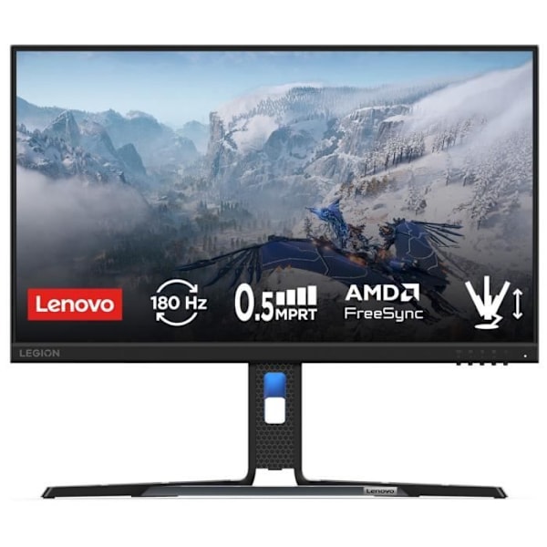 Skärm PC Gamer LENOVO Legion R24e | 23,8" FHD IPS 180Hz - 0,5ms - HDMI 2.1 - FreeSync - Ergonomisk