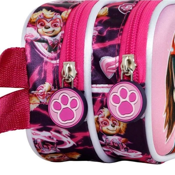 Trousse Dubbel 3D - Paw Patrol Mighty - Rosa - One Size Rosa