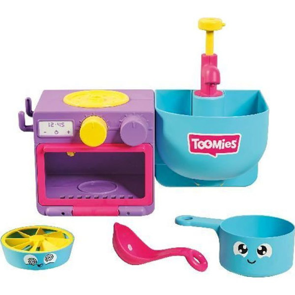 Badleksak för barn - TOMY - Ma cuisine de Bain - Flerfärgad - Trä - 5 element Flerfärgad