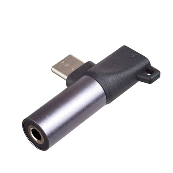 Akyga audio - videoadapter - AK-AD-62 - USB Typ C till USB Typ C/3,5 mm Jack Hörlursadapter för Android Svart