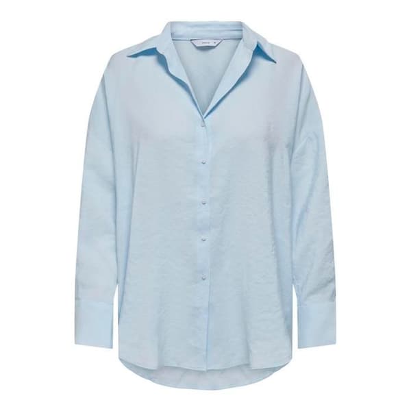 Kvinnors skjorta Only Zazima - chambray blå chambrayblå jag